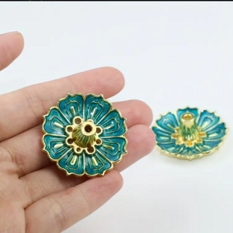 Lotus İnci Çubuk Tütsülük (tavuskuşu mavisi)