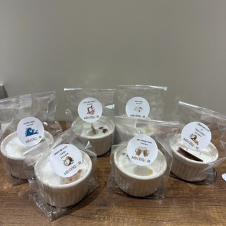 Sufle Kabı Soya mumu (model yuvarlak)