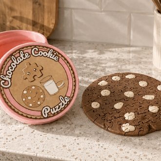 Chocolate Cookie Puzzle – Sevimli Kurabiye Yapboz Seti