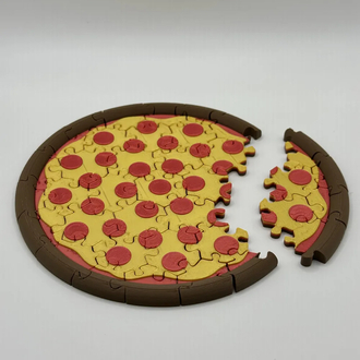 Pizza Puzzle 3D Yapboz | Eğlenceli Pizza Şeklinde Puzzle Oyunu