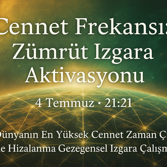 Cennet frekansı Zümrüt aktivasyonu Gezegensel Izgara Çalışması