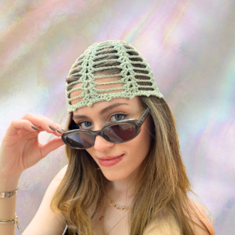 Turkuaz Mesh Skull Cap