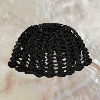 Siyah Mesh Skull Cap