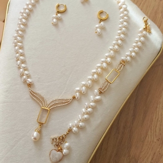 ELEGANT~2 SET ( GÜMÜŞ GRAM UYUMLU)