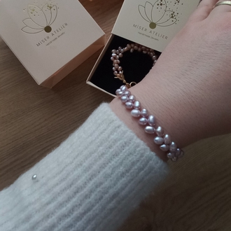 SUGAR PINK&LILAC  HARFLİ BİLEKLİK 