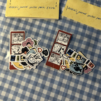 miskin’s journal sticker pack x esra