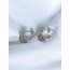 Çoklu Görünümlü Hoops Silver Küpe | Çelik