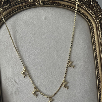 14K Yunus Kolye | Çelik