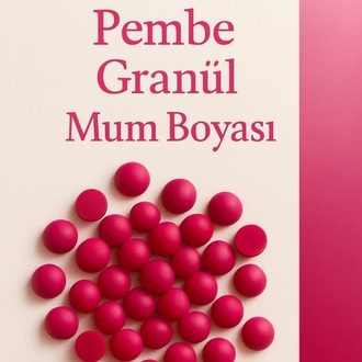Granül Mum Boyası Yüksek Kaliteli Mum Boya Pigmenti, Hobi ve Mum Yapma Malzemesi