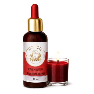 Sıvı Mum Boyası Likit Boya Sıvı Pigment, Hobi ve Mum Yapma Malzemesi