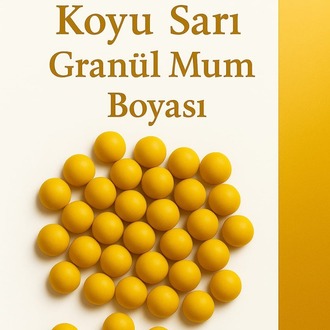 Granül Mum Boyası Yüksek Kaliteli Mum Boya Pigmenti, Hobi ve Mum Yapma Malzemesi