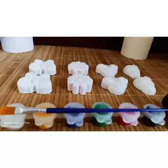8 Adet (3D) Sevimli Böcekler Figürlü Taş Boyama Seti Çocuk Gelişimi Etkinlik