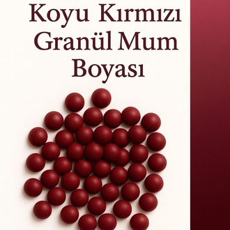 Granül Mum Boyası Yüksek Kaliteli Mum Boya Pigmenti, Hobi ve Mum Yapma Malzemesi
