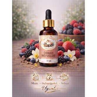10 ML Meyve Serisi Mum, Sabun, Buhurdanlık, Oda Kokusu Esansı Yoğun Aromalı