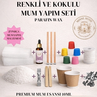 Parafin Wax Mum Yapım Seti (Full)