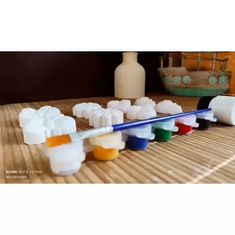 8 Adet (3D) Sevimli Böcekler Figürlü Taş Boyama Seti Çocuk Gelişimi Etkinlik