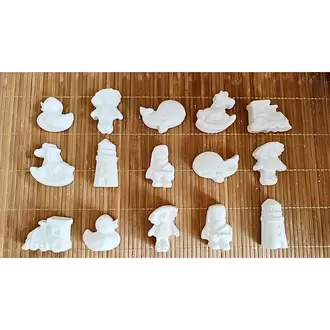 15 Adet (3D) Sevimli Farklı Figürlü Taş Boyama Seti Çocuk Gelişimi Etkinlik