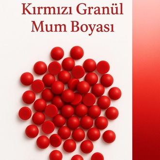 Granül Mum Boyası Yüksek Kaliteli Mum Boya Pigmenti, Hobi ve Mum Yapma Malzemesi