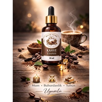 10 ML Kahve Serisi Mum, Sabun, Buhurdanlık, Oda Kokusu Esansı Yoğun Aromalı