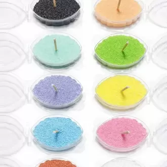 Çocuklar İçin 24 Parça Eğlenceli Mum Yapım Aktivite Seti, Kids Funny Candle Kit