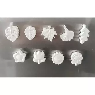 Buzdolabı Süsü Çiçekli Magnet, 9 Adet Farklı Desenlerde Mıknatıslı Fotoğraf Tutucu Magnet
