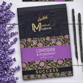 Lavanta&Rosemary Sree Vani Magical Manifest Sanatsal Doğal El Yapımı Kalite Tütsü ( 6 Adet)