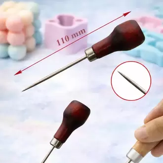 Silikon Mum Kalıbı Fitil Deliği Delme Aparatı