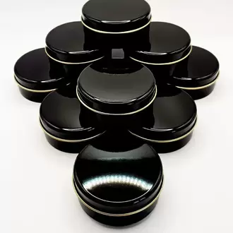 10 Adet Düz Renkli Mum, Sabun ve Hediyelik Metal Kutu 7,3x3,1 cm