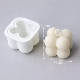 Bubble Mini Slikon Mum Kalıbı 4 x 4 cm