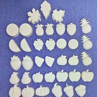 37 Adet (3D) Meyveleri Öğreniyorum Taş Boyama Çocuk Gelişimi Boyama Etkinlik