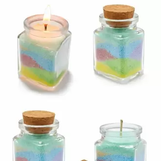 Çocuklar İçin 24 Parça Eğlenceli Mum Yapım Aktivite Seti, Kids Funny Candle Kit