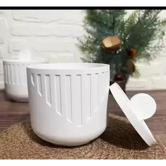 DEKORATİF KAPAKLI BETON ORGANİZER KUTU