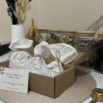 Misyum Doğal Dolap ve Kıyafet Koku Giderici Torba – 3’lü Set 