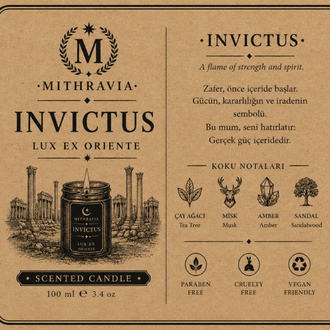 MITHRAVIA INVİCTUS – Ritüel Mum (100 ml)