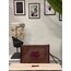 İthal etro clutch (bordo)