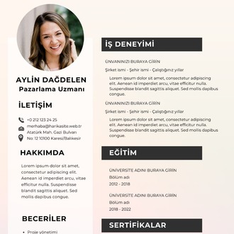 CV (ÖZGEÇMİŞ)