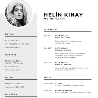 CV (ÖZGEÇMİŞ)