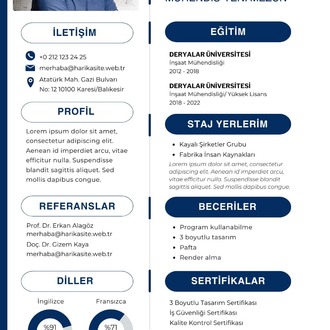 CV (ÖZGEÇMİŞ)