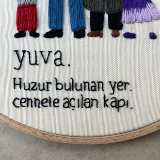“Gözgü Ailesi” Aile pano/dekor/kapı süsü