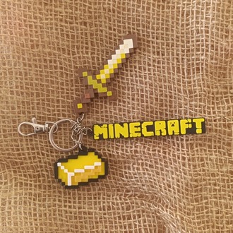 MINECRAFT Altın Kılıç (Golden Sword) Anahtarlık
