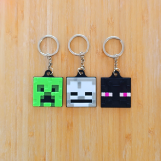 MINECRAFT Figürleri Seti Anahtarlık