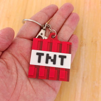 MINECRAFT TNT Anahtarlık