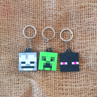 MINECRAFT Figürleri Seti Anahtarlık