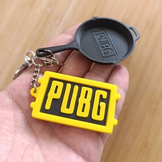 PUBG TAVA (PAN) + Logo Anahtarlık