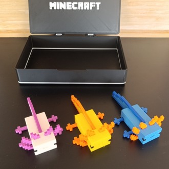 Minecraft Axolotl Seti | Özel Kutulu + Sürpriz Hediyeli