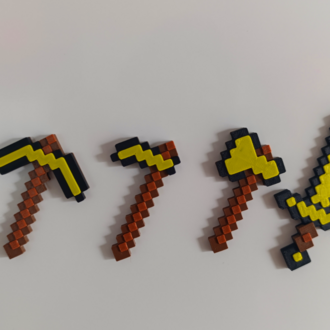 MINECRAFT Altın Magnet Seti