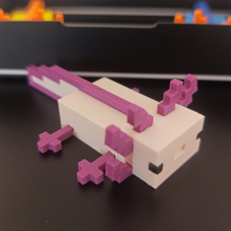 Minecraft Axolotl Seti | Özel Kutulu + Sürpriz Hediyeli