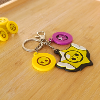 BRAWL STARS Logo ve Coin Anahtarlık