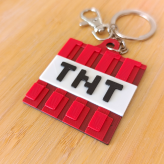 MINECRAFT TNT Anahtarlık