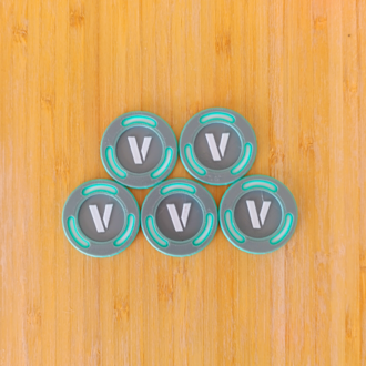 FORTNITE VBucks Coin (10 Adet) Figürü | 3D Baskı Tasarım